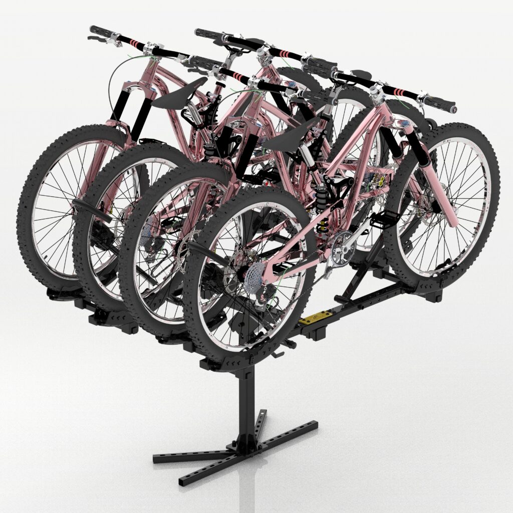 CARA 4-Caravan A frame bike rack-4 bike - Briorack